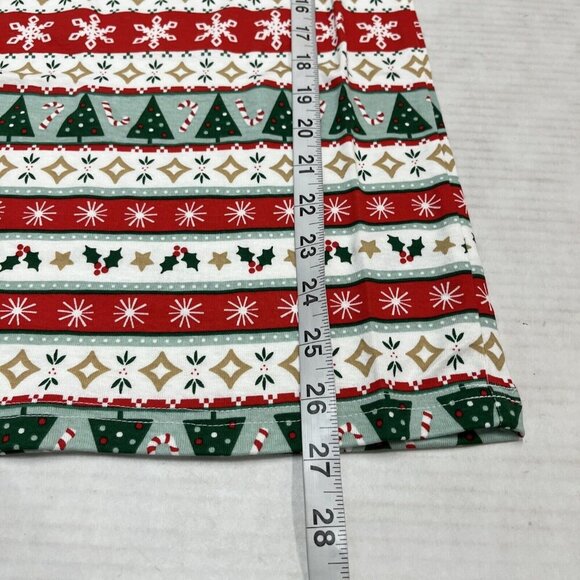 Carters‎ Pajamas Set Adult S 2 Piece Holiday Trees Christmas Snug Fit Cotton - Picture 2 of 11